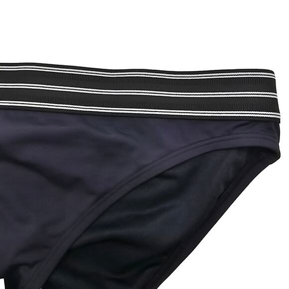 Bleu Rod Beattie Womans size 4 Off the Grid Hipster Bikini Bottom in Black NEW - Picture 2 of 7